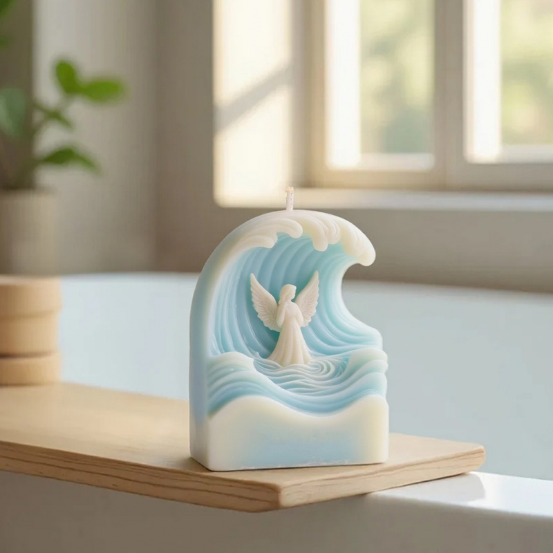 2pcs Wave Angel Silicone Mold  - Resin Ocean Wave Mold 리뷰 및 가격